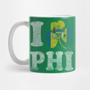 Philly Philadelphia Flag Shamrock Irish St Patricks Day Mug